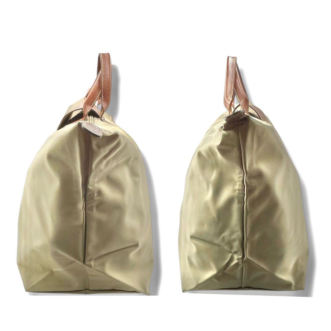 良品 ロンシャン トートバッグ プリアージュ 大容量 XLサイズ 折りたたみ