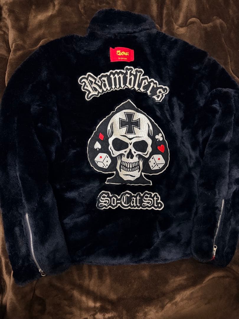 CREAM SODA スカル フリースジャケット 日本限定 スカジャン