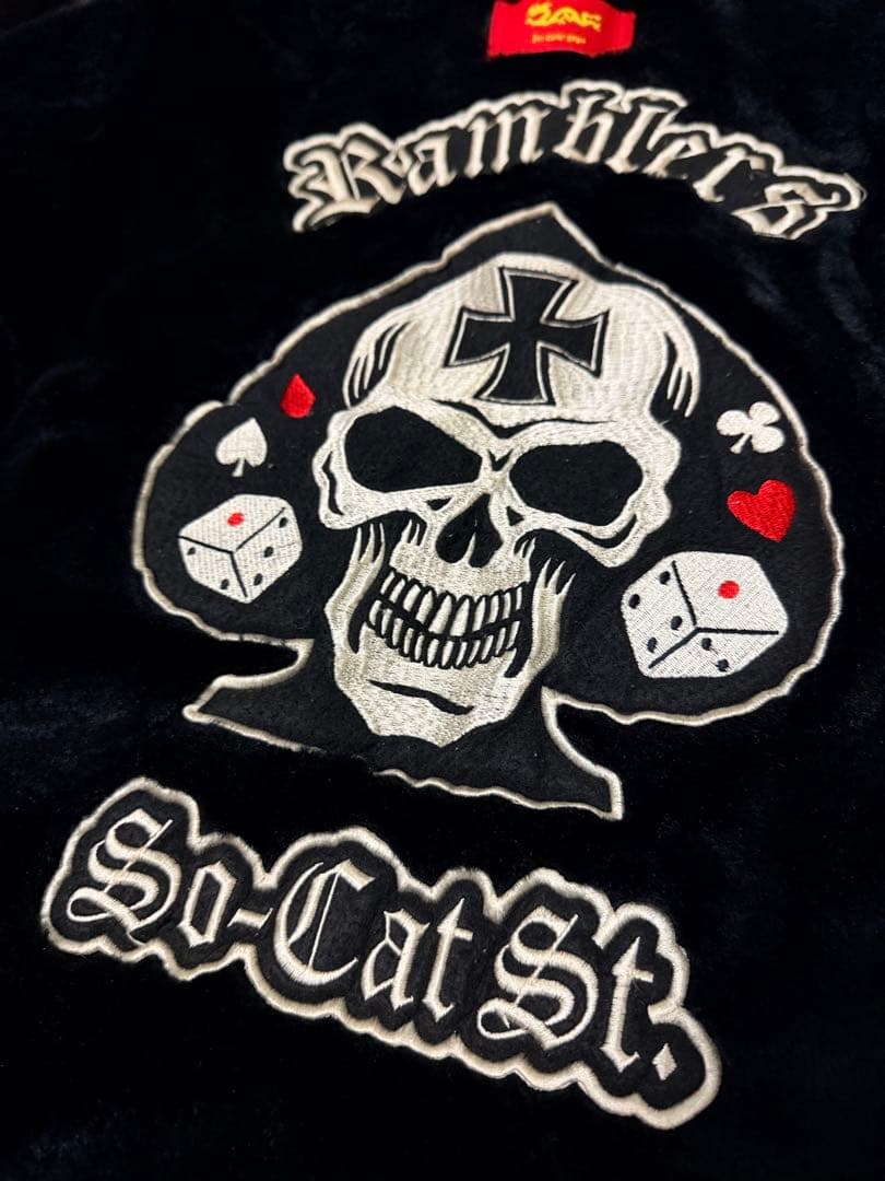 CREAM SODA スカル フリースジャケット 日本限定 スカジャン