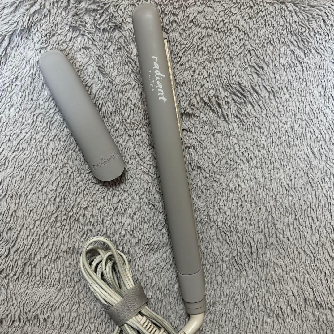 radiant ストレートヘアアイロン グレー