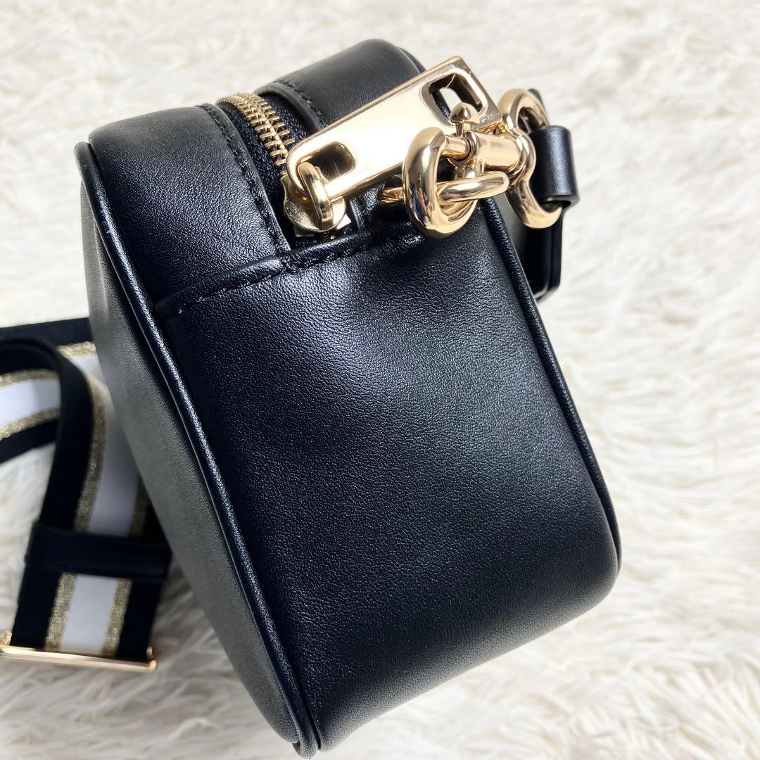 【極美品】マークジェイコブス ＊カメラバッグ レザー ブラック