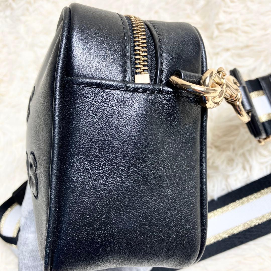 【極美品】マークジェイコブス ＊カメラバッグ レザー ブラック