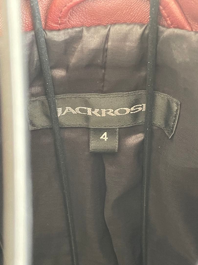 マ*ボ様 ジャックローズ　本革レザー ダブルライダースジャケット　羊革