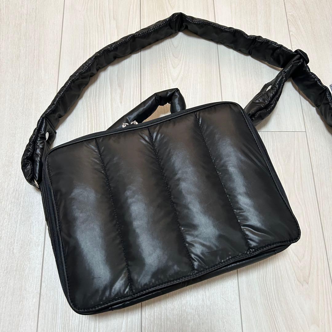 8月下旬購入　1度使用　calin カラン マザーズバッグ バッグ ブラック 黒
