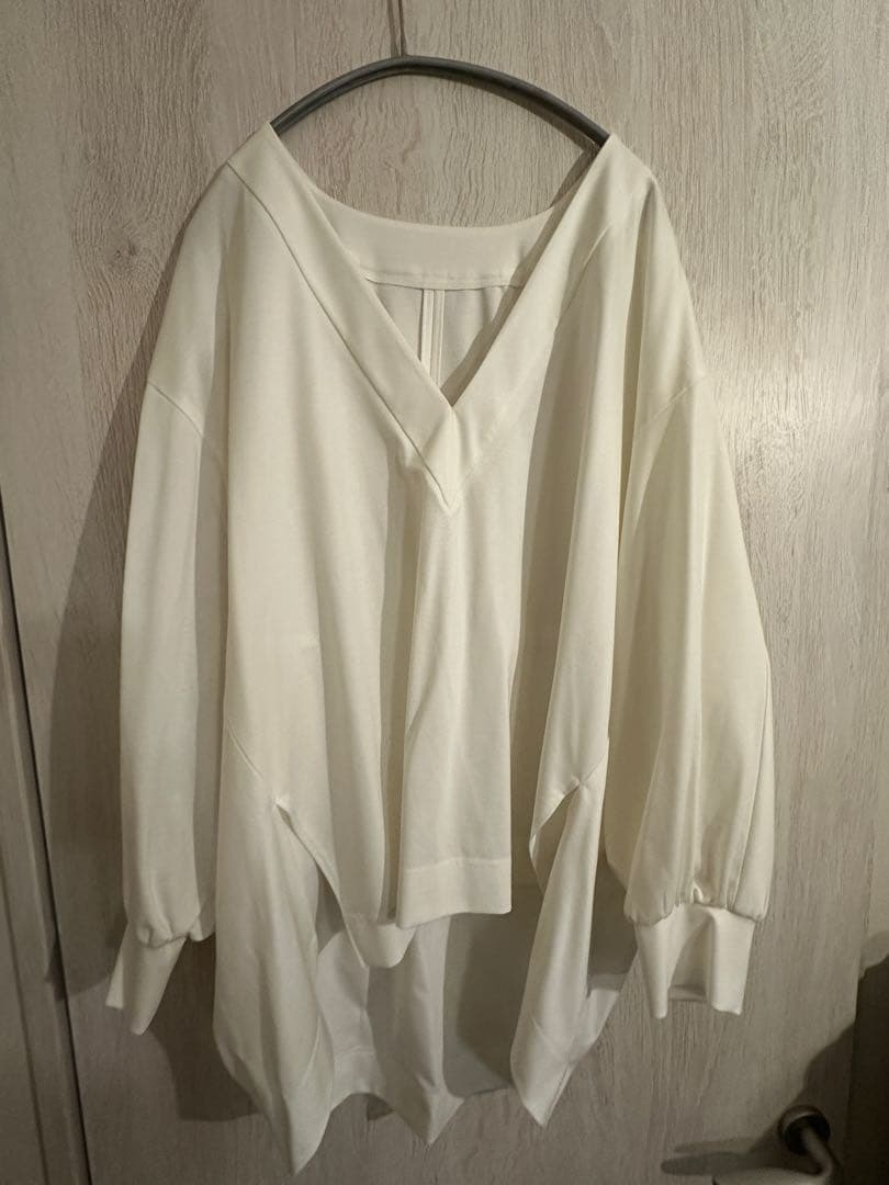 最終値下げ　LE PHIL ルフィル ホワイト 長袖シャツ Fサイズ