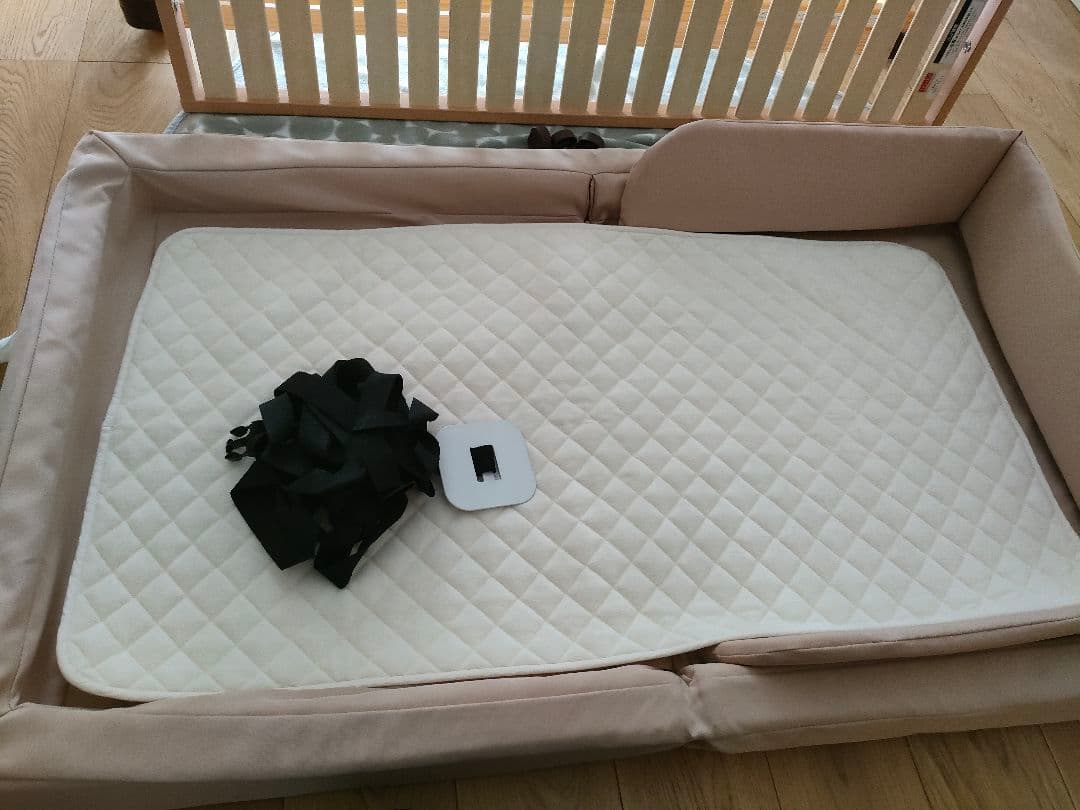 【美品セット】ファルスカ　サイドベッド03　ラージ　コンパクトベッドセット