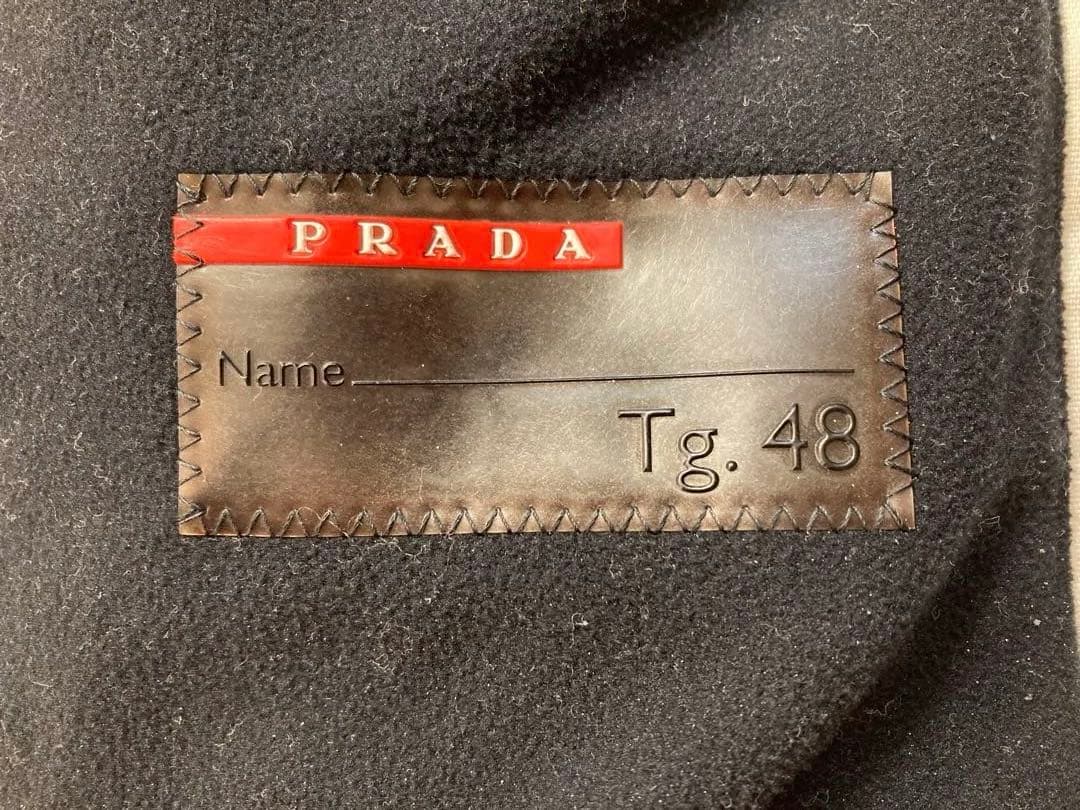 PRADA プラダ　ホワイトシングルライダースジャケット