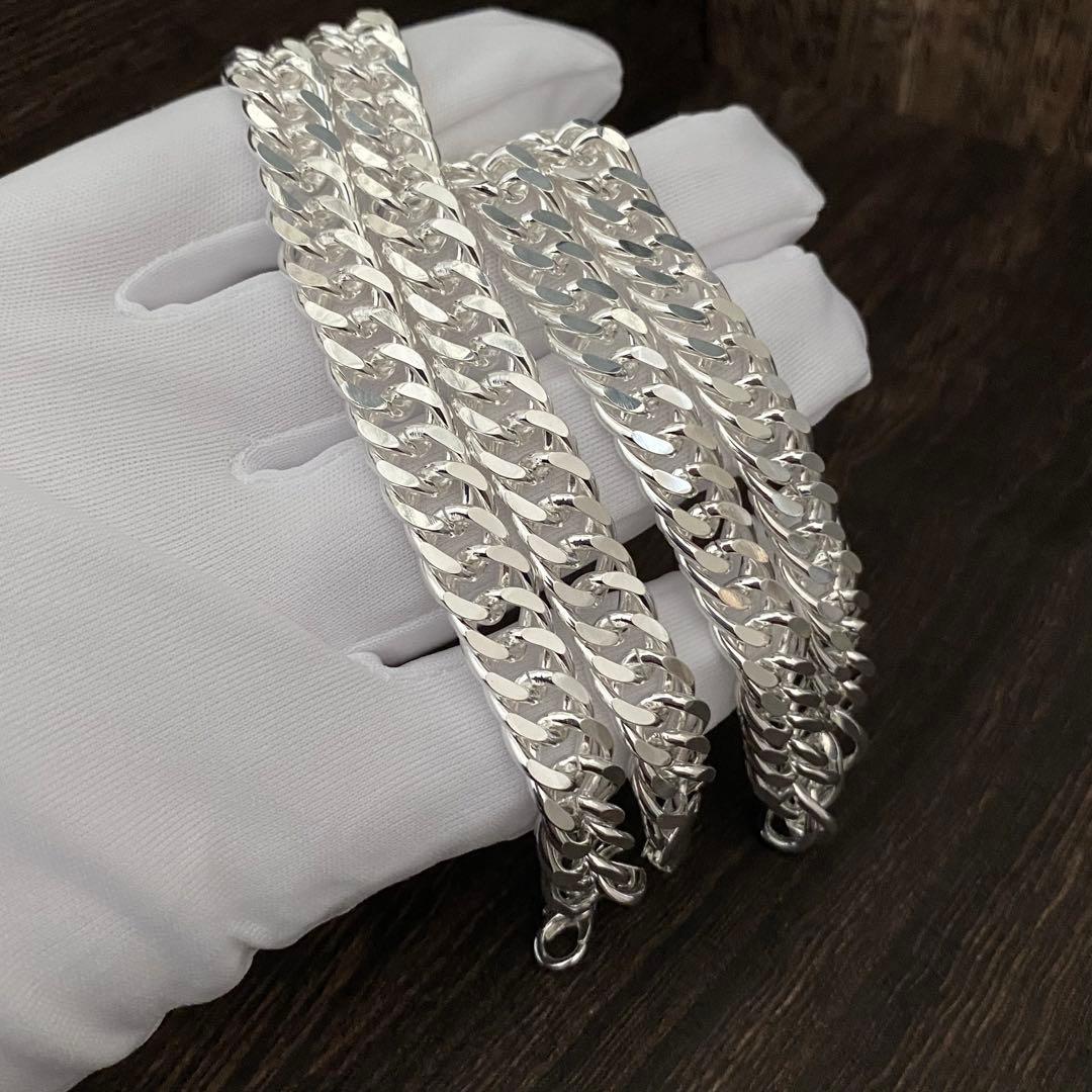 メキシカンジュエリー シルバー925 喜平チェーン ネックレス 60cm