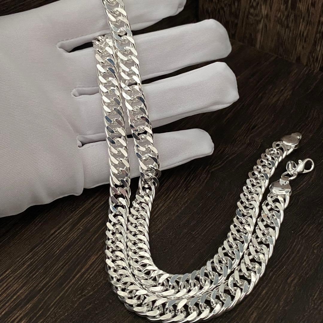 メキシカンジュエリー シルバー925 喜平チェーン ネックレス 60cm