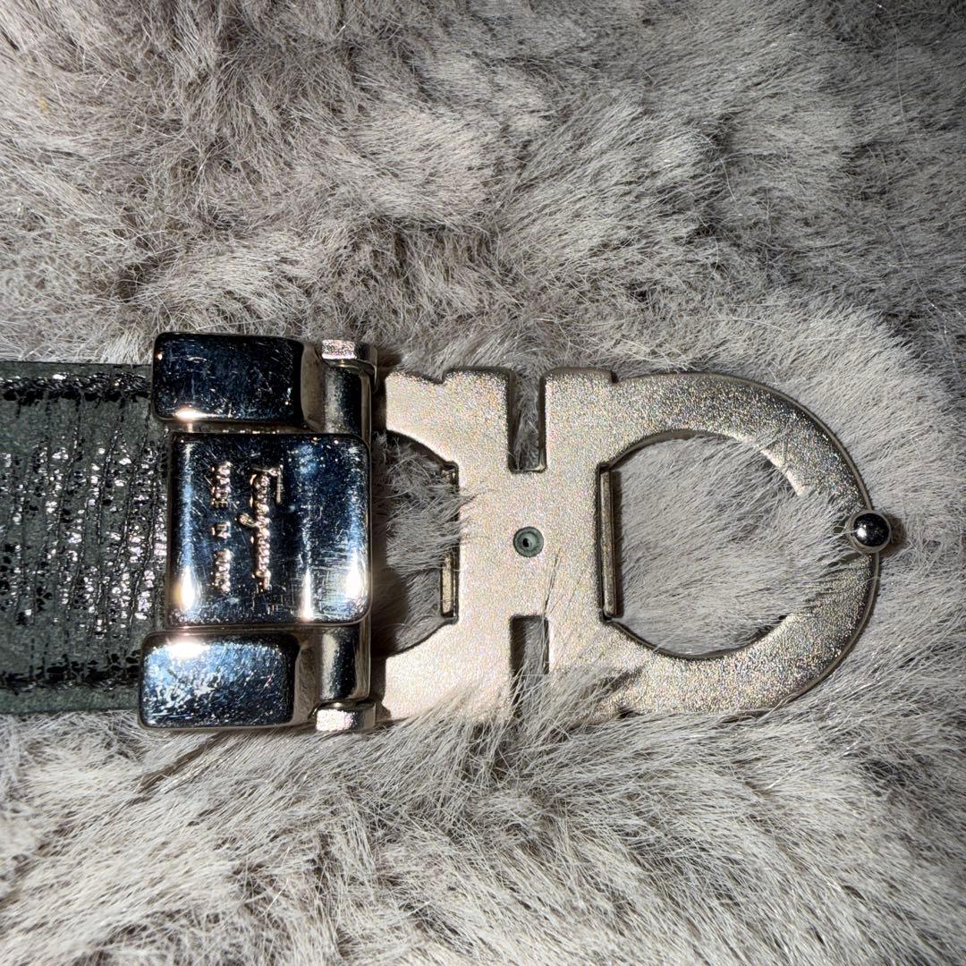 サルヴァトーレフェラガモ　ベルト　男女兼用　黒