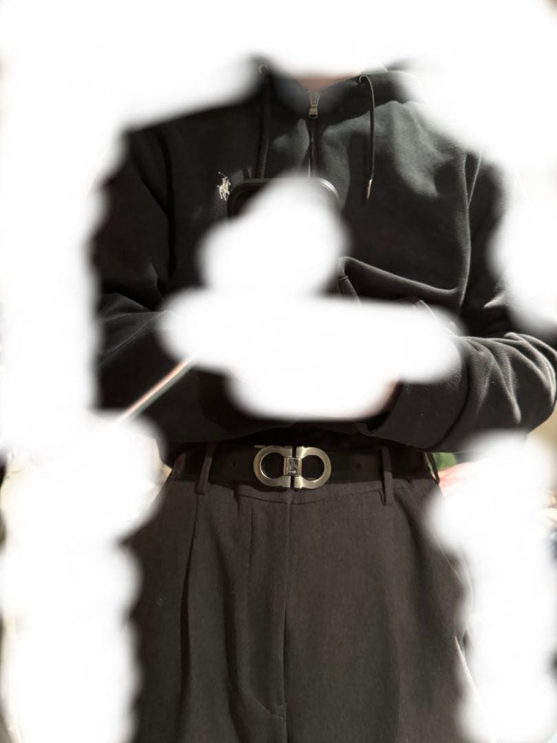 サルヴァトーレフェラガモ　ベルト　男女兼用　黒