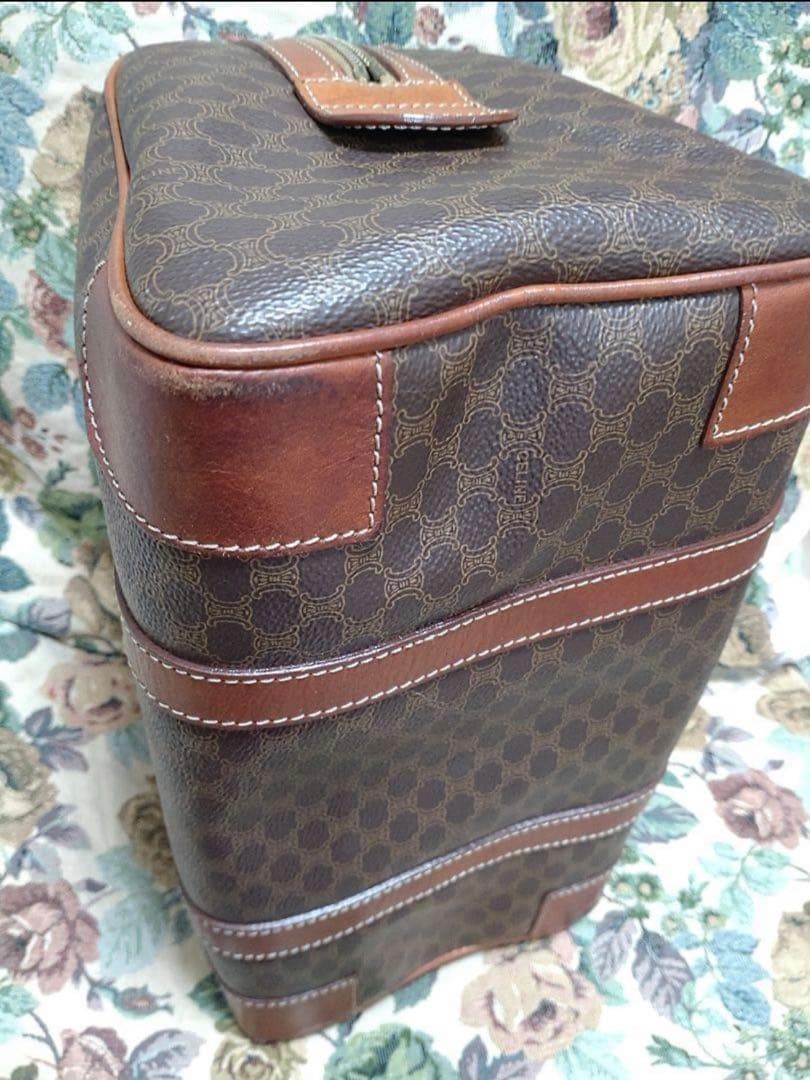 値下げ可　セリーヌ　マカダム　CELINE　 トリオンフ　ミニボストンバッグ