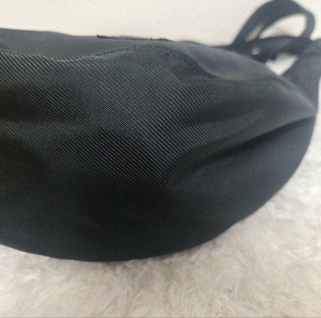 PORTER　ラウンドショルダーバッグ ハーフムーン　三日月　ブラック