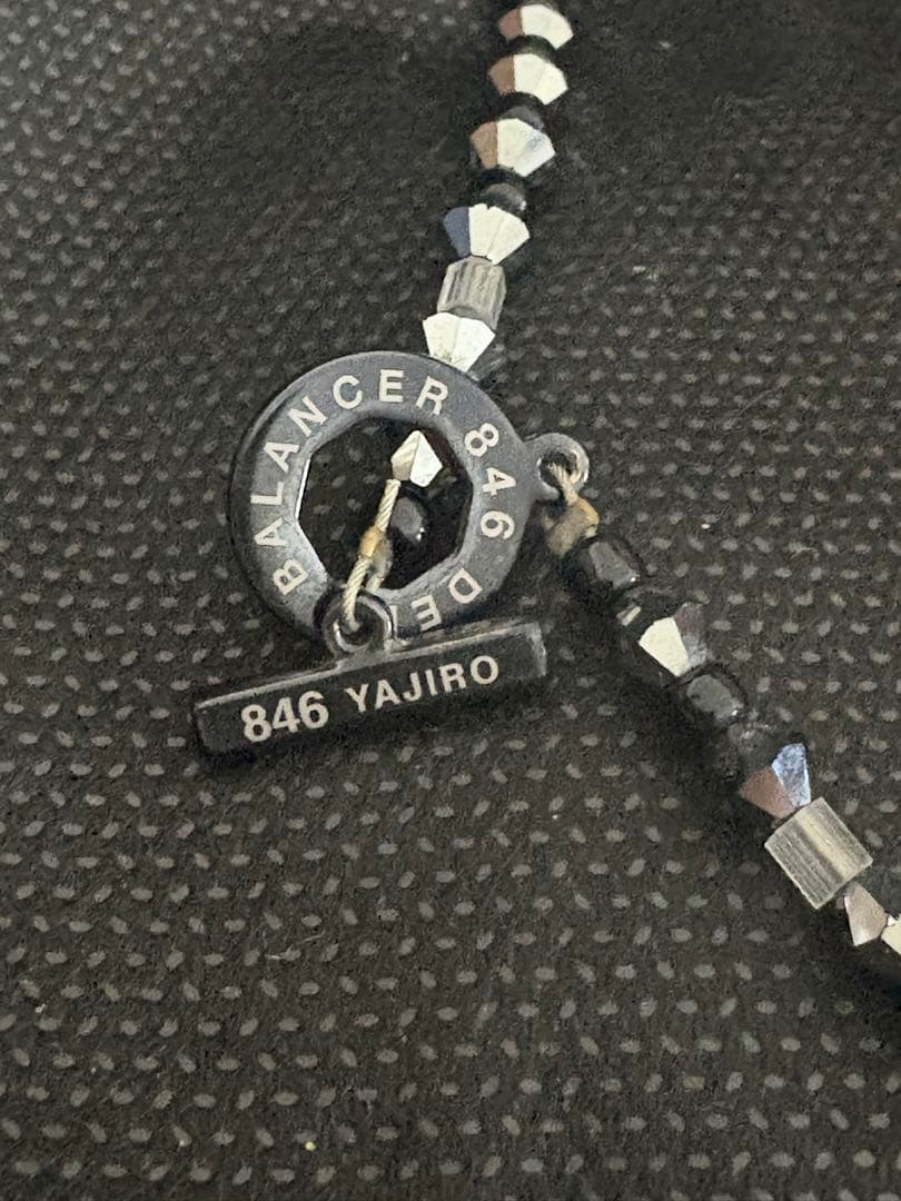 846 YAJIRO BLACKTITA22 ネックレス 50cm