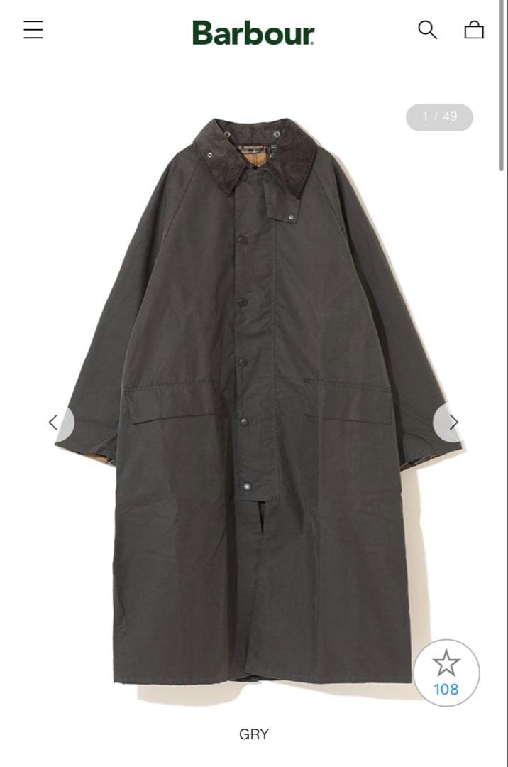 Barbour（バブアー） BURGHLEY（バーレー）2022年モデル