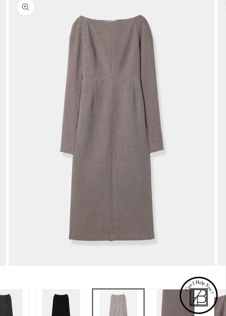 最安値 laubeblanc Narrow line Cape Dress M