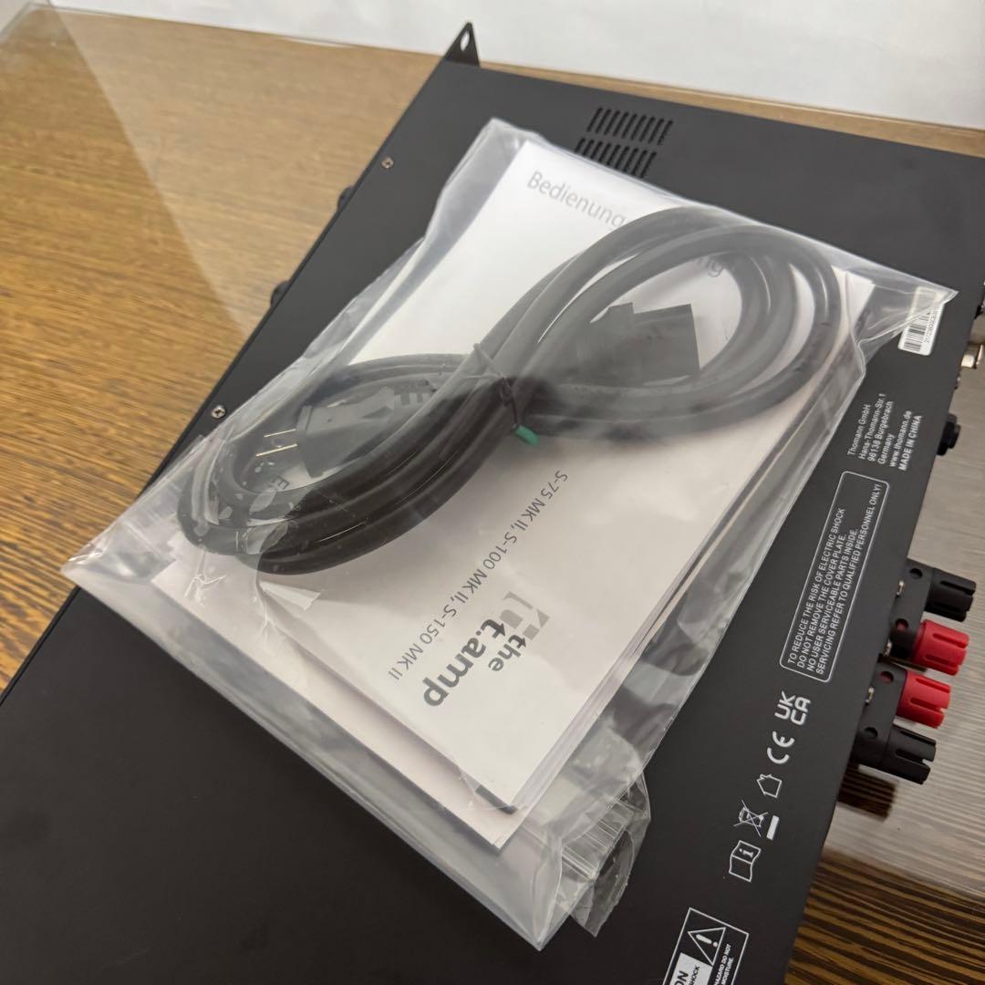 【美品】THOMANN パワーアンプ S-75 MK2