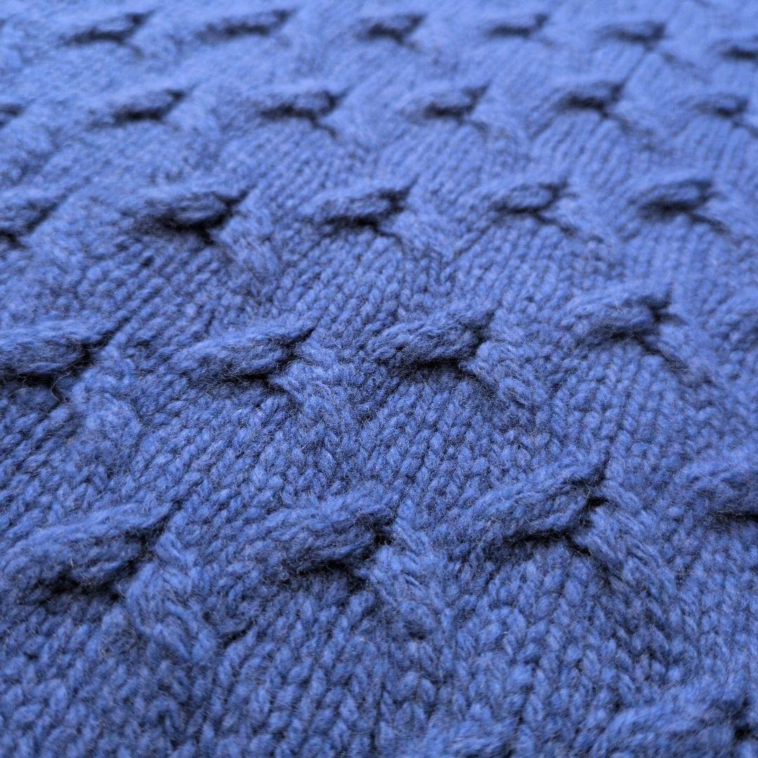 【極美品】アイルランド製 イニシュマン ケーブルニット タートルネック M