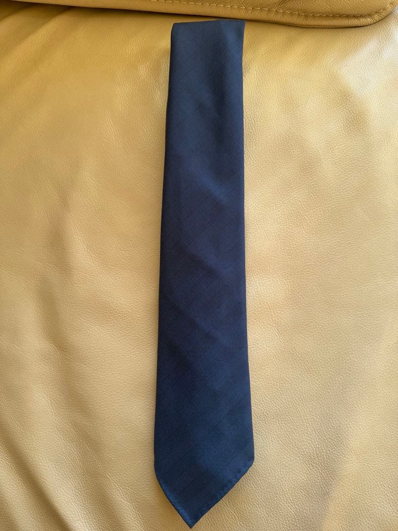 TIE YOUR TIE セッテピエゲ ネイビーソリッド LANA WOOL