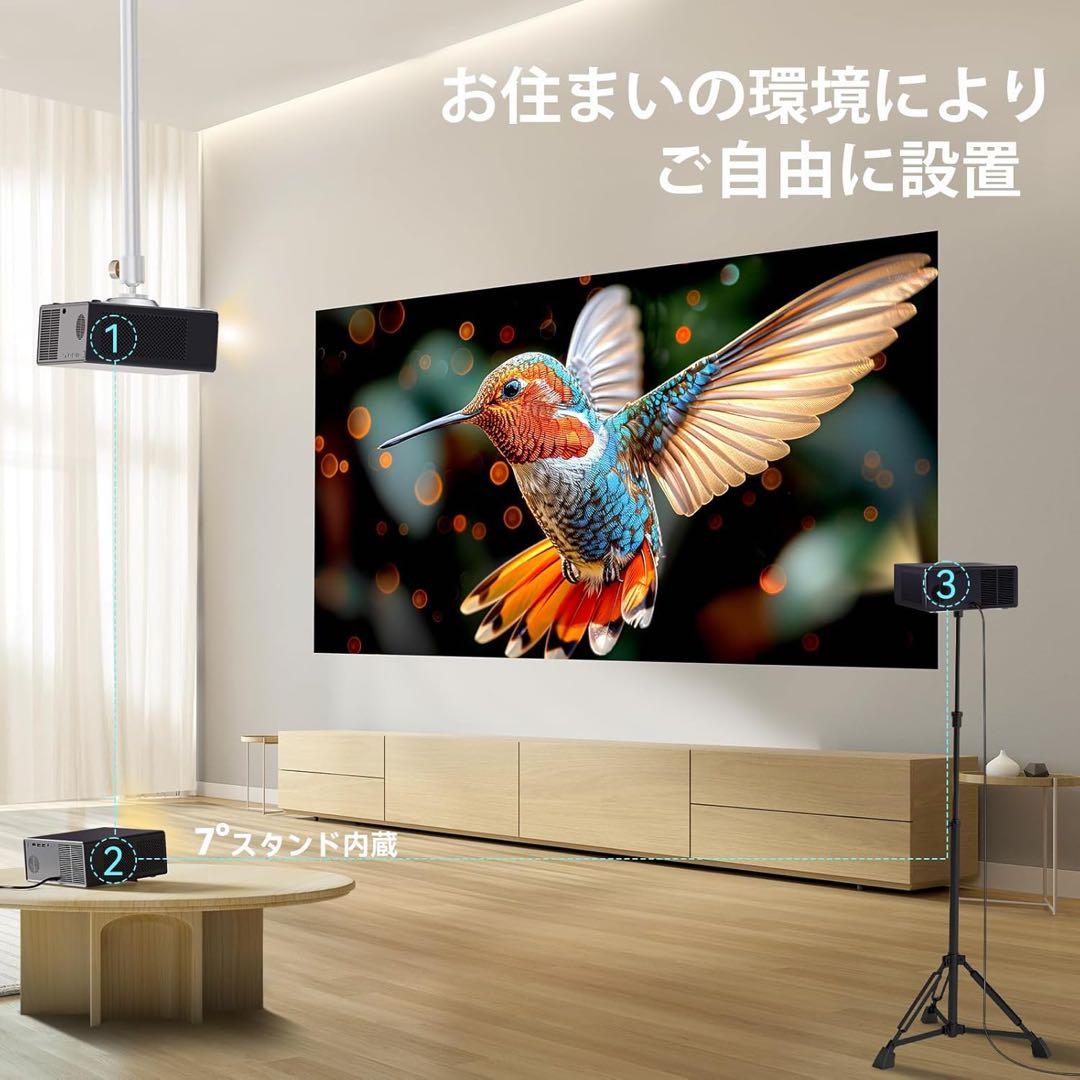 Wanbo X5 Pro　プロジェクター　4K　短距離　静音　オート　補正　5G