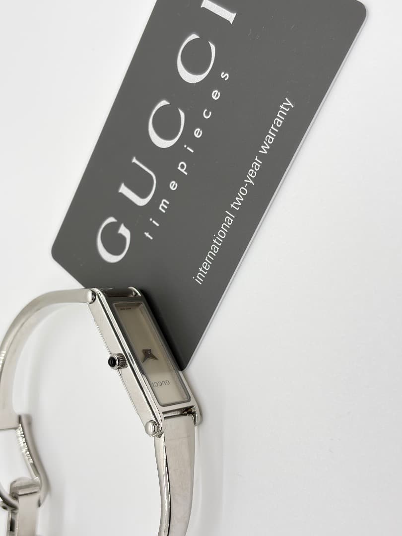 【保付・新品電池】グッチ GUCCI 1500L レディース腕時計 バングル