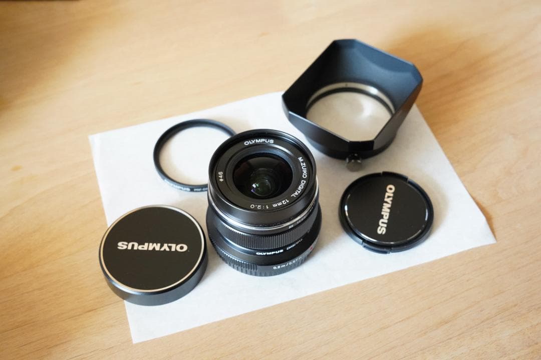 限定品 オリンパス M.ZUIKO 12mm F2.0 リミテッドブラック