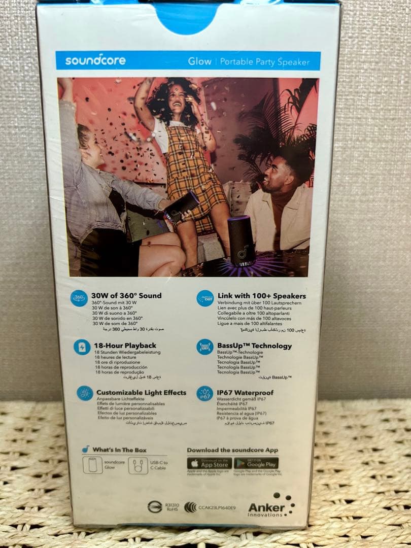 【Anker】Soundcore Glow Bluetoothスピーカー