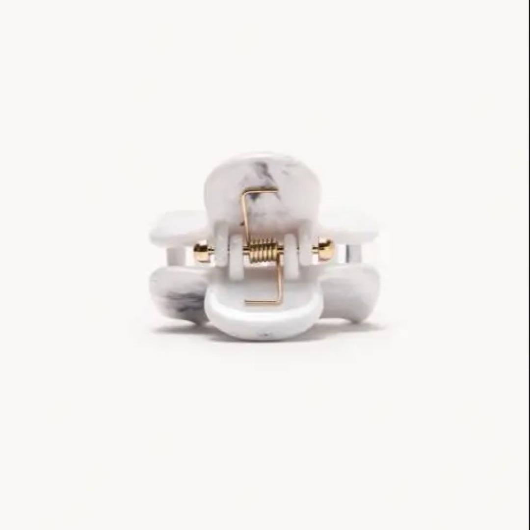 新品UNDO HAIRWARE マーブルヘアクリップNo.2 CLAW CLIP