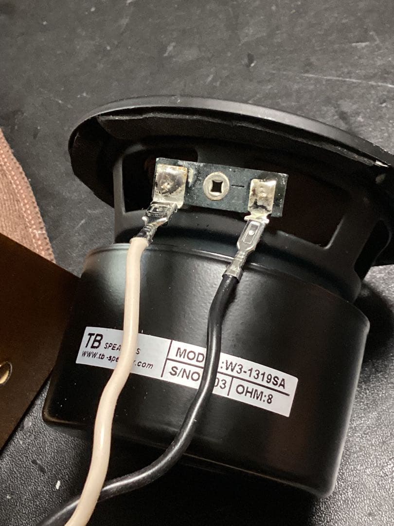 TB W3-1319SA使用　逆ホーンバスレフは木工クラフト作品なみ？