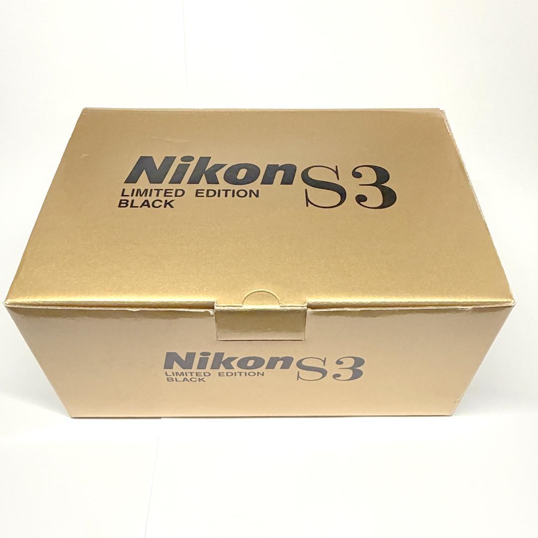 【未使用保管】Nikon S3 LIMITED EDITION BLACK