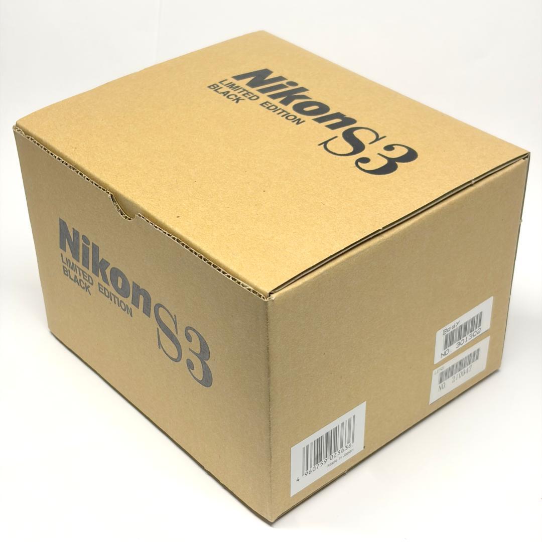 【未使用保管】Nikon S3 LIMITED EDITION BLACK