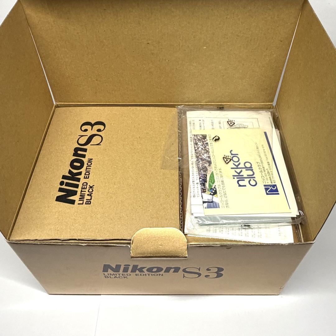 【未使用保管】Nikon S3 LIMITED EDITION BLACK