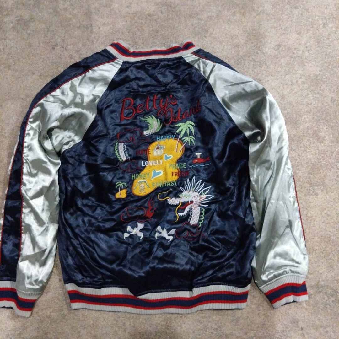 未使用❤ BETTY'S BLUE ベティーズブルー リバーシブル スカジャン