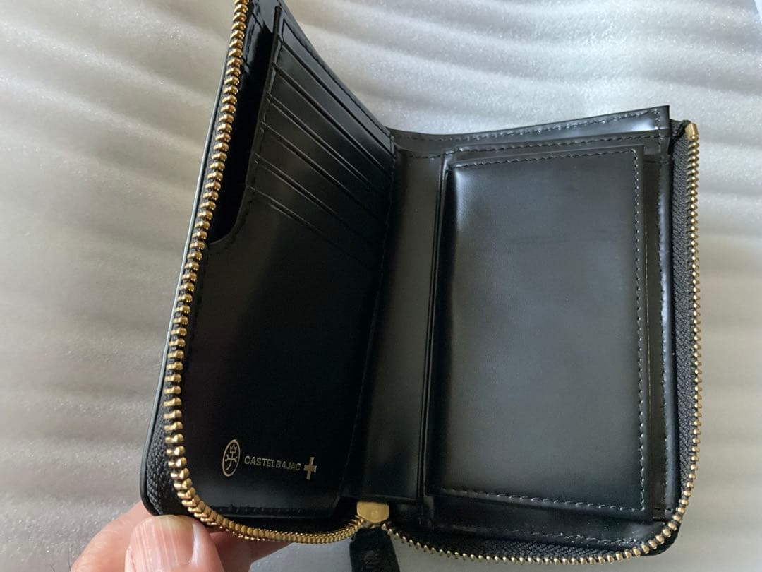 CASTELBAJAC 財布　黒/金
