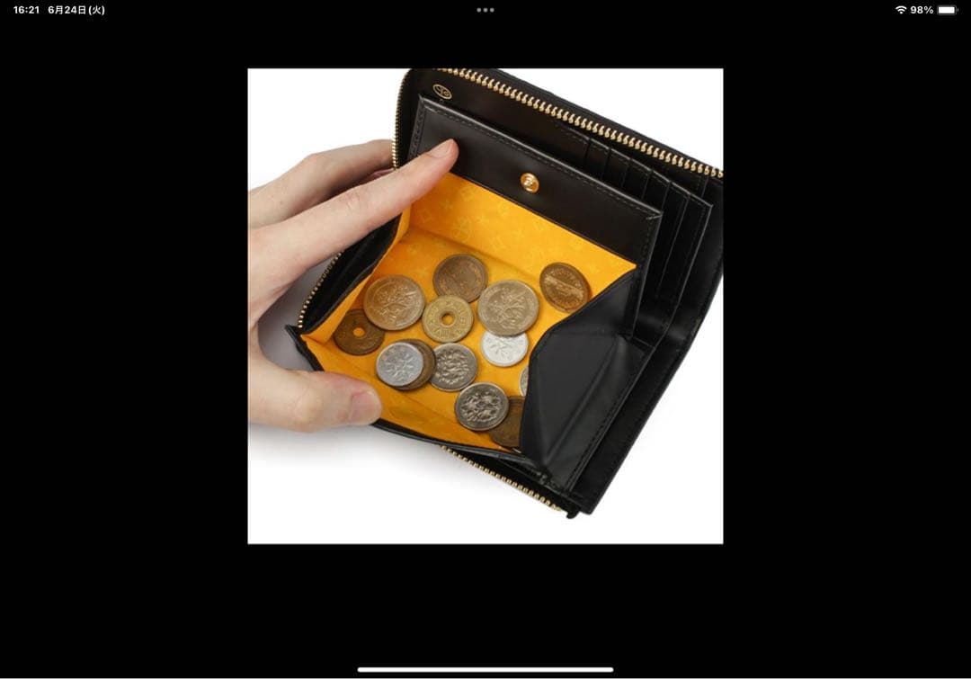 CASTELBAJAC 財布　黒/金