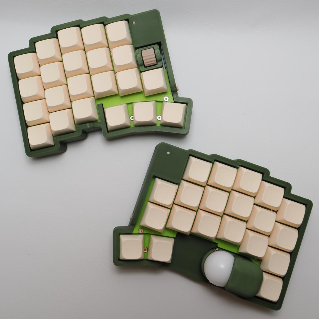 【おおた氏専用】左右分割式トラックボール付きワイヤレスキーボード