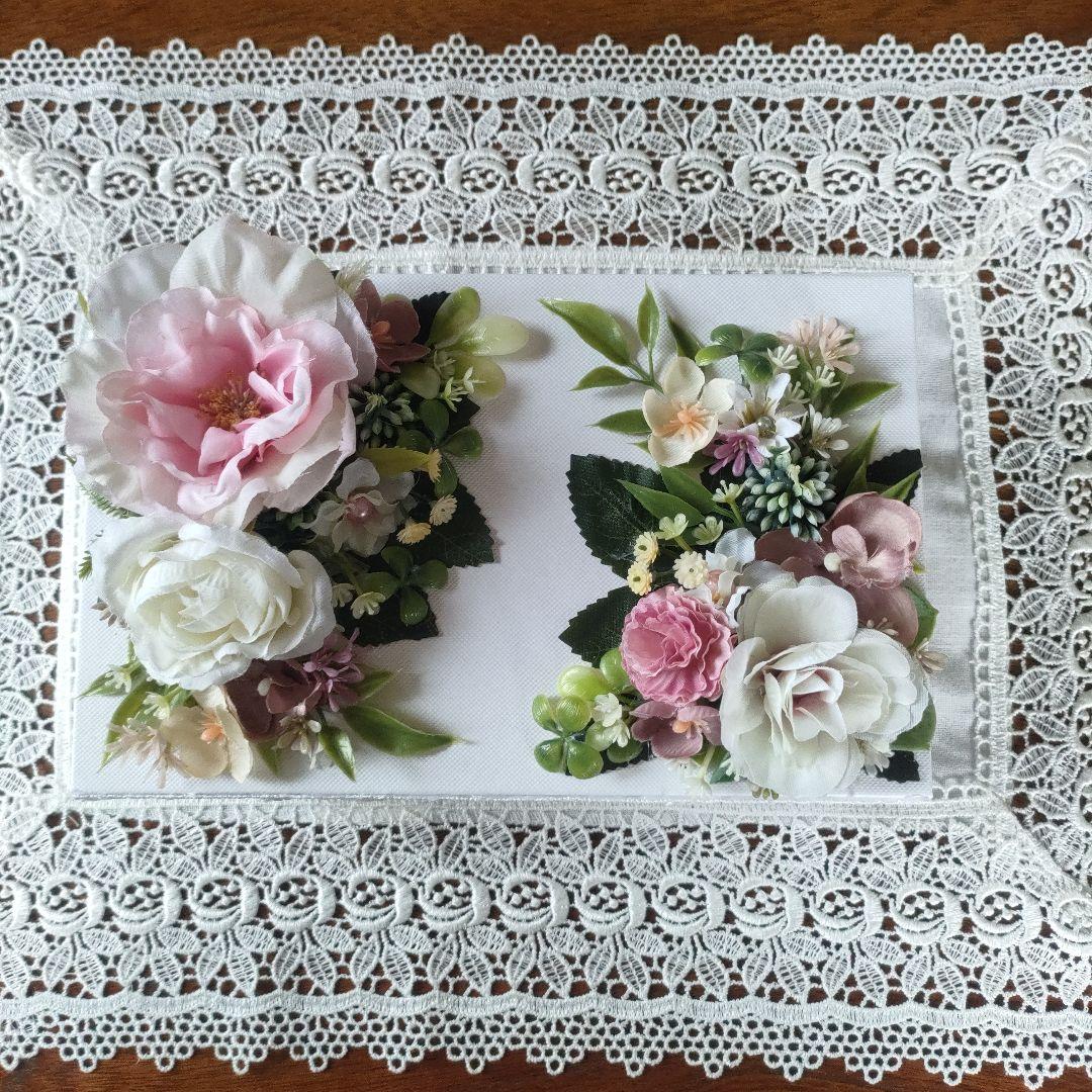 ✿きよみんみんさん専用画面✿ （白色小物入れ・造花）おまとめ６個