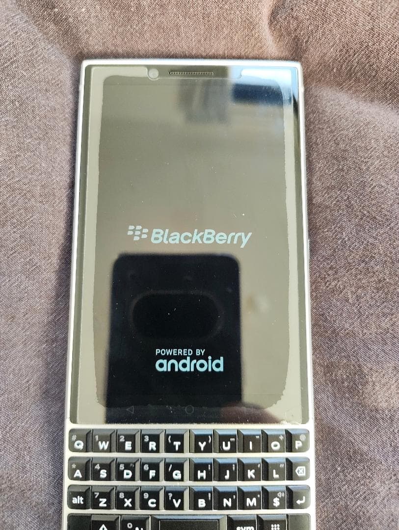 【美品】BlackBerry KEY2 64GB/6GB シルバー SIMフリー