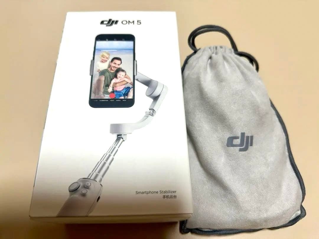 DJI OM5 補助ライト内蔵スマートフォンクランプ セット