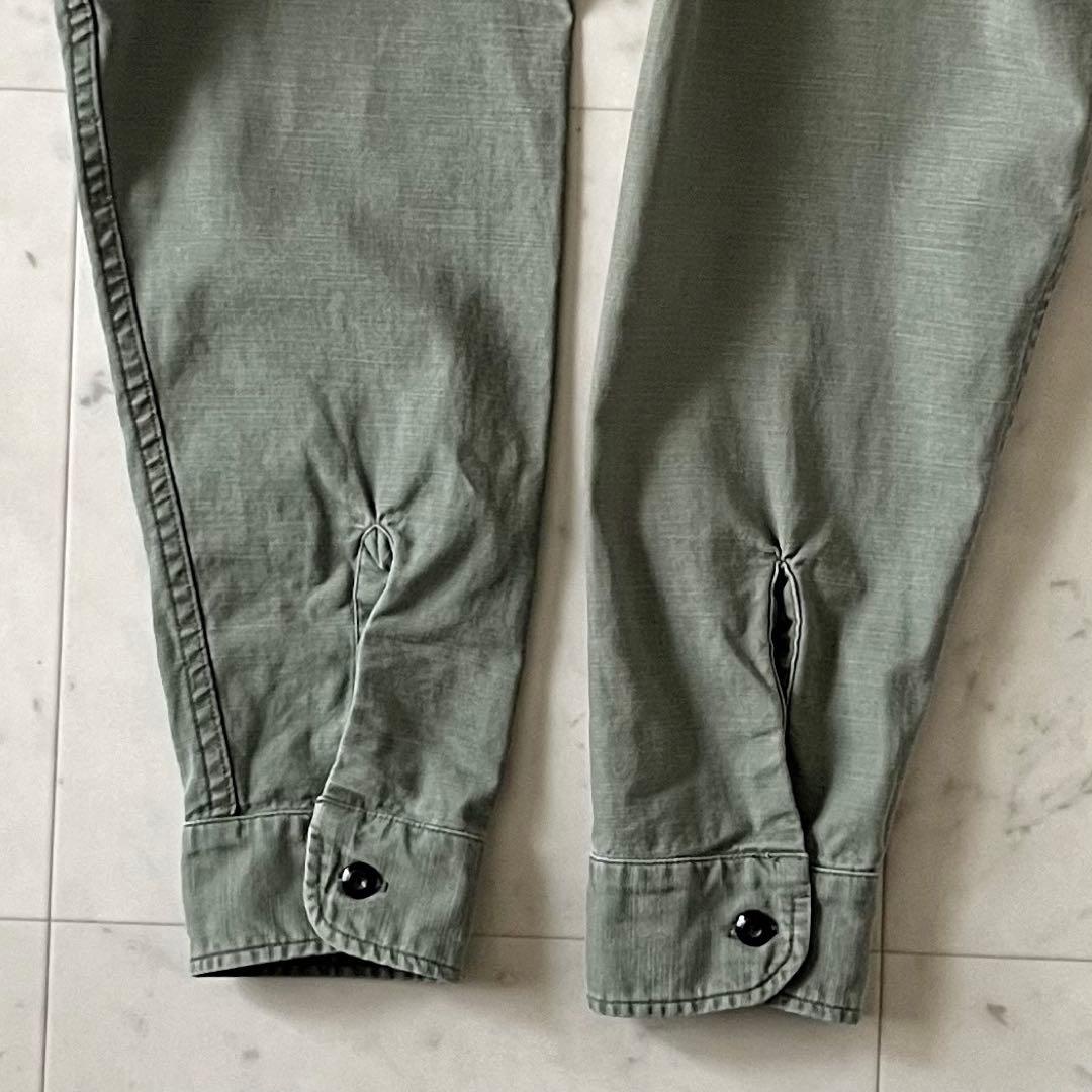 美品＊マディソンブルー ハンプトンシャツ サイズ01 カーキ 長袖 ロゴ刺繍