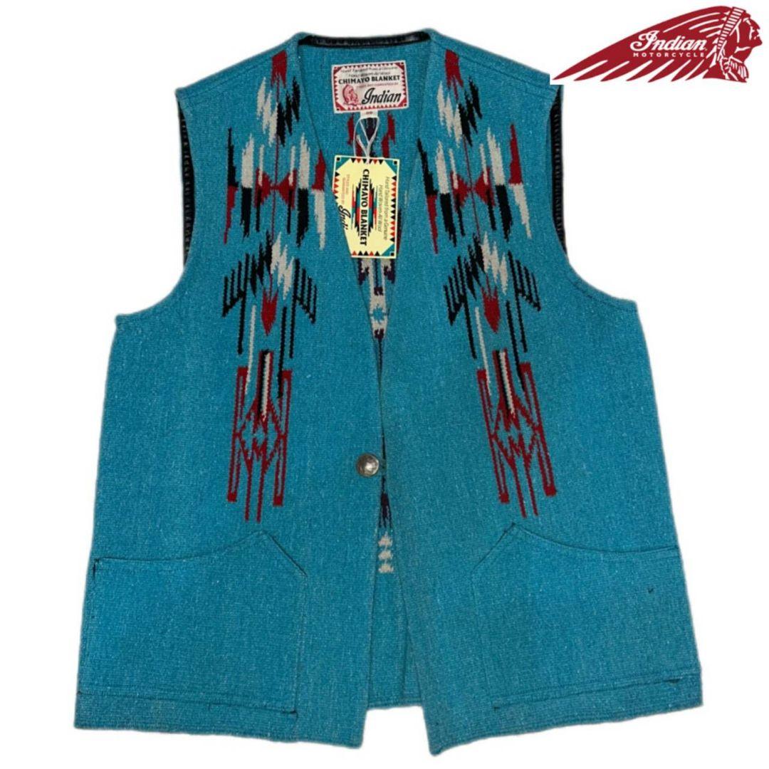 Indian インディアン 東洋 チマヨ ベスト オルテガ ナバホ ポピ ズニ