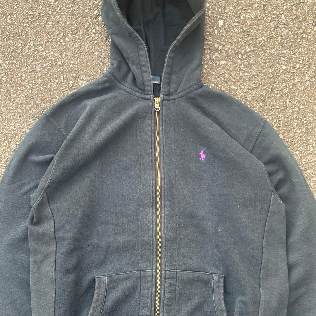 00s 90s polo by rallph lauren ジップパーカー