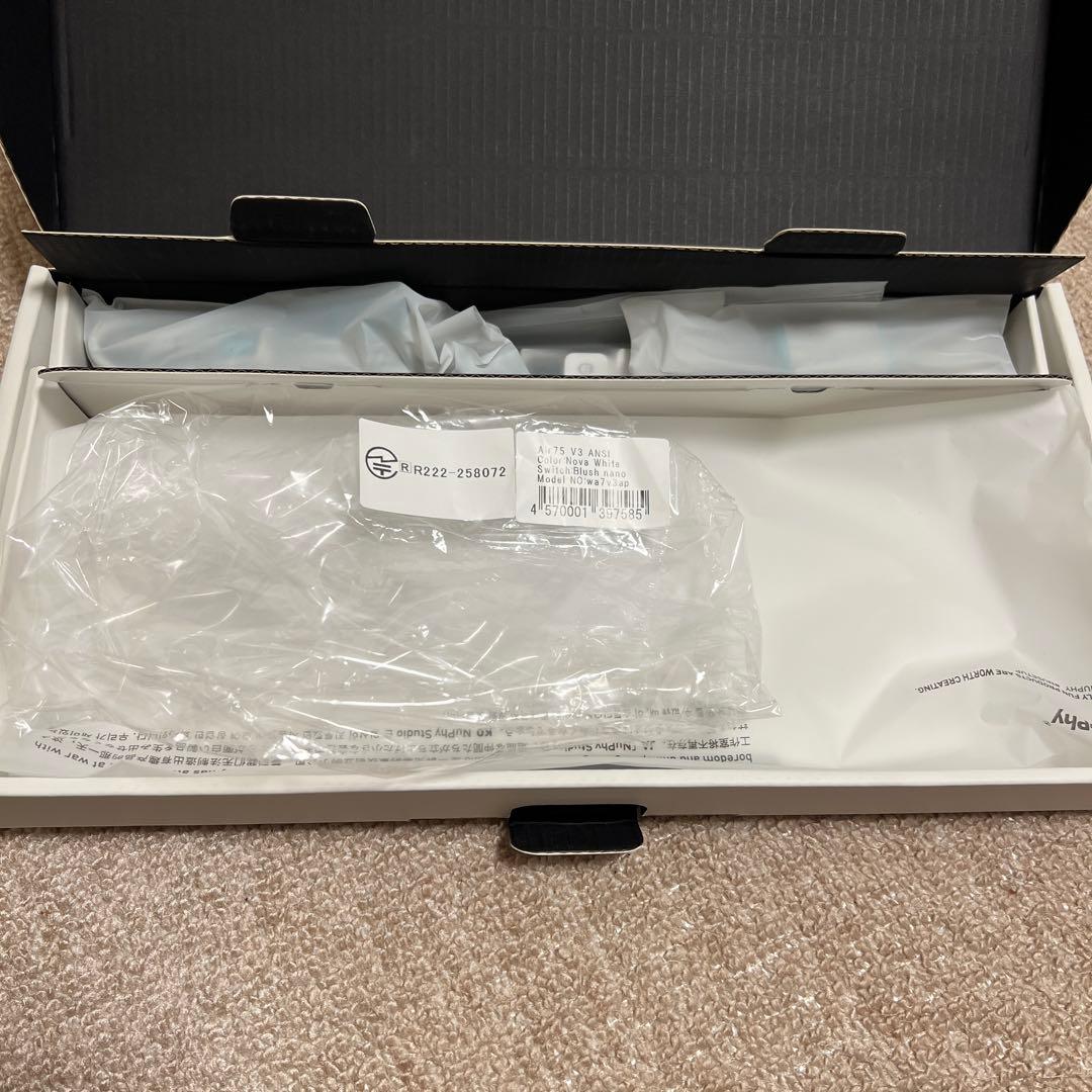 nuphy air75 v3 US配列 blush nano 技適あり