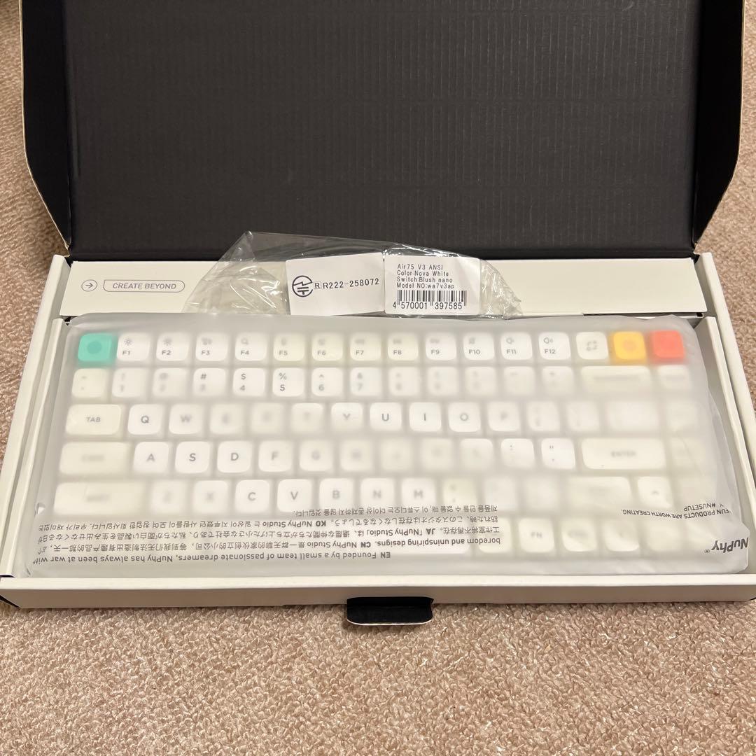 nuphy air75 v3 US配列 blush nano 技適あり