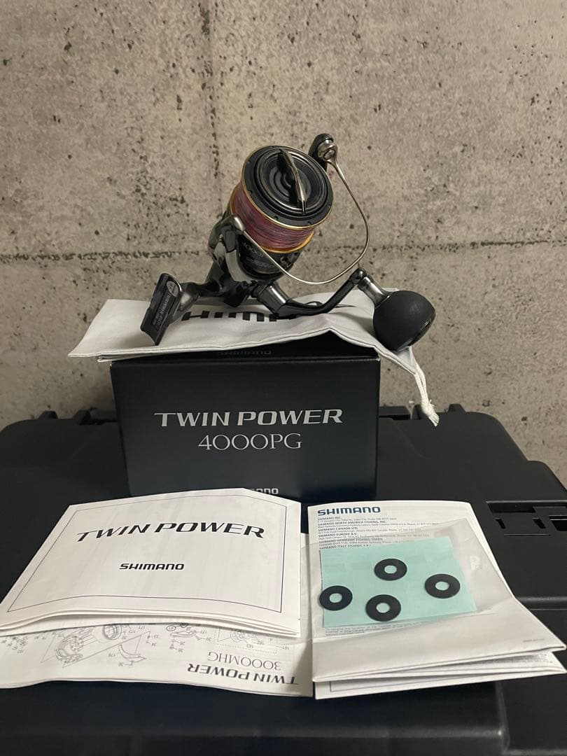 【美品】シマノ 20ツインパワー 4000PG（機関良好）