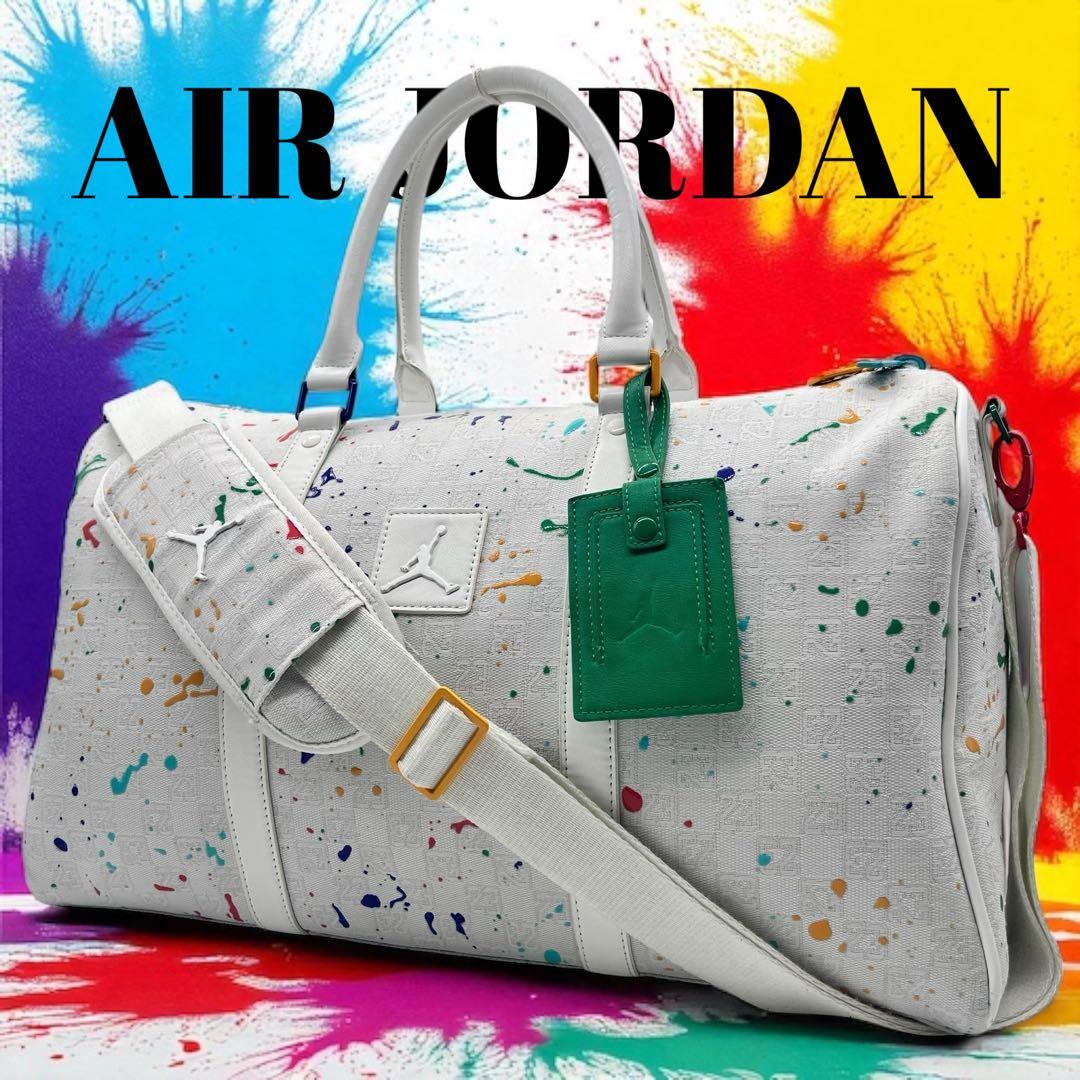 限定✨美品✨AIR JORDAN ボストンバッグ　2way モノグラム