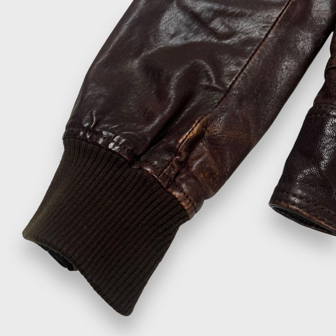 ジャケット・アウター DOLCE&GABBANA leather jacket brown D&G