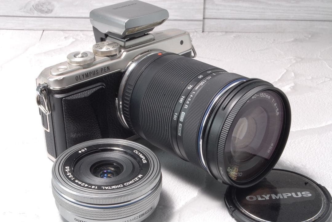 オリンパス PEN E-PL7 ダブルズームキット スマホ転送 ミラーレス