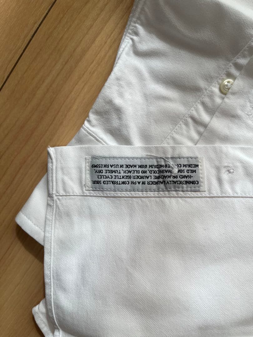 K&K　インディビジュアライズド オックスフォードBDシャツ ホワイト