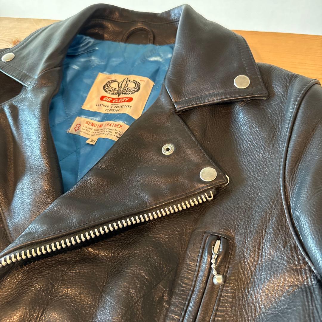 OR GLORY 本革ダブルライダース 36サイズ